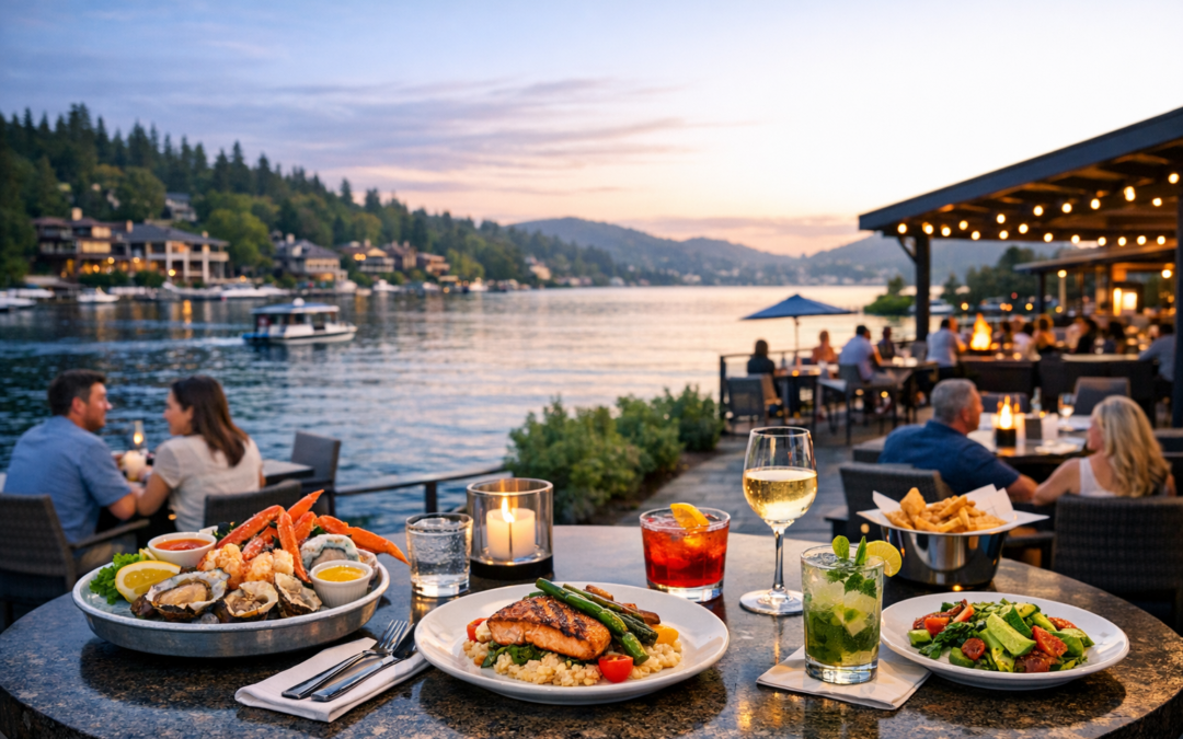 Your Guide to Lakeside Dining: Experience The Landing’s Diverse Menu and Stunning Westlake Views